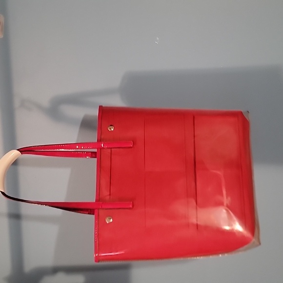 Michael Kors Large Graphic Logo Print PVC Tote Bag w/ custom insert - Picture 4 of 12